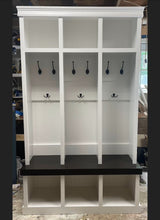 Load image into Gallery viewer, 3 Cubby with 3 divisions mud Locker for entranceway