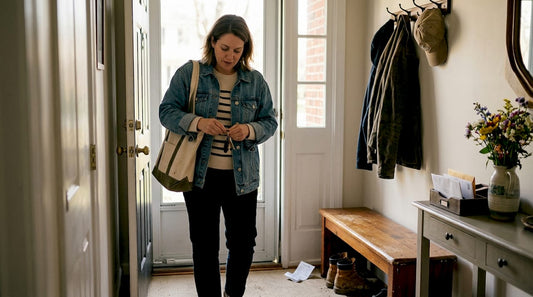 Homeowner entering lived in Maryland entryway